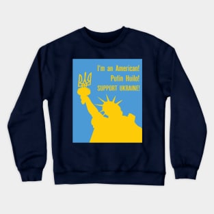 US Stand With Ukraine Crewneck Sweatshirt